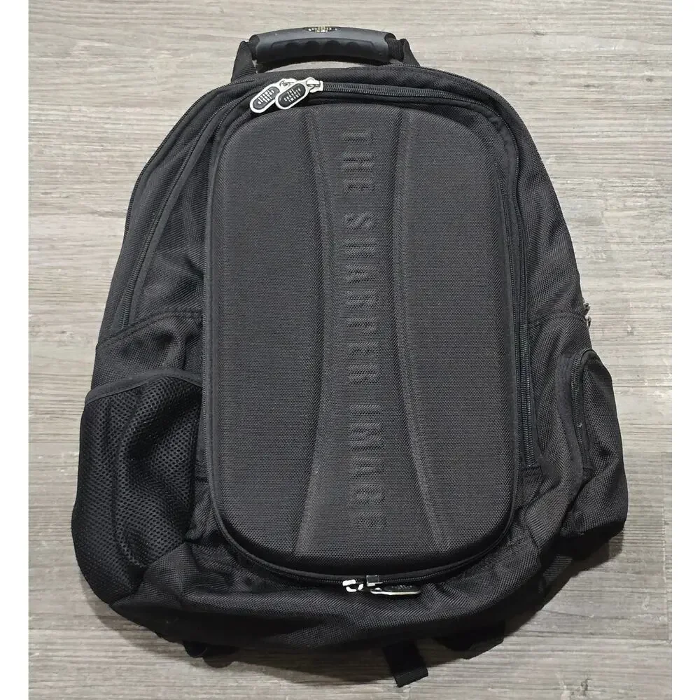 Sharper Image Black Multi Compartment Laptop Backpack Speaker System